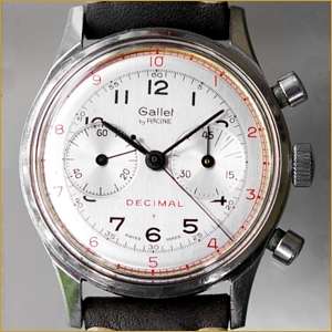 The Gallet MultiChron Decimal chronograph...