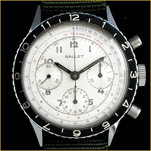Gallet MultiChron Pilot Chronograph 1960s